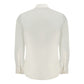 White Cotton Men Shirt