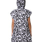 White DG Mania Hooded Sleeveless Puffer Jacket