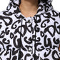White DG Mania Hooded Sleeveless Puffer Jacket