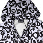 White DG Mania Hooded Sleeveless Puffer Jacket