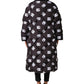 Black DG Mania Puffer Quilted Long Coat Jacket