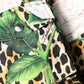 Multicolor Leopard Rose Puffer Quilted Jacket
