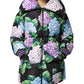 Multicolor Floral Print Puffer Quilted Jacket