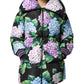 Multicolor Floral Print Puffer Quilted Jacket