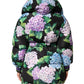 Multicolor Floral Print Puffer Quilted Jacket