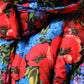 Multicolor Floral Hooded Puffer Coat Jacket
