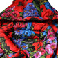 Multicolor Floral Hooded Puffer Coat Jacket