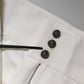 White Wool High Waist Tapered Pants