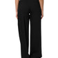 Black Wool High Waist Wide Leg Pants