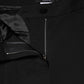 Black Wool High Waist Wide Leg Pants
