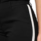 Black Wool High Waist Tapered Pants