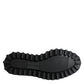 Black Leather Lace Up Trekking Dress Shoes