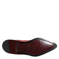 Red Exotic Leather Lace Up Dress Derby Shoes