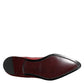 Red Exotic Leather Lace Up Dress Derby Shoes