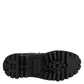 Black White Padded Lace Up Short Boots Shoes