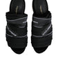 Black Slides Slip On Sandals Shoes