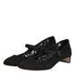 Black Vally Taormina Floral Lace Pumps Shoes