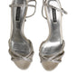 Silver Strass Ankle Strap KEIRA Sandals Shoes