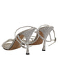 Silver Strass Ankle Strap KEIRA Sandals Shoes