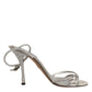 Silver Strass Ankle Strap KEIRA Sandals Shoes