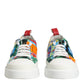 Multicolor Patchwork Low Top Sneakers Shoes