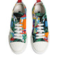 Multicolor Patchwork Low Top Sneakers Shoes