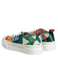 Multicolor Patchwork Low Top Sneakers Shoes