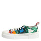Multicolor Patchwork Low Top Sneakers Shoes