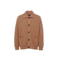 Ribbed Knit Cashmere Cardigan