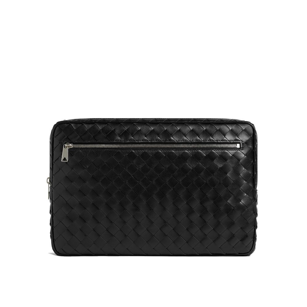 Intrecciato Zippered Laptop Case Bag
