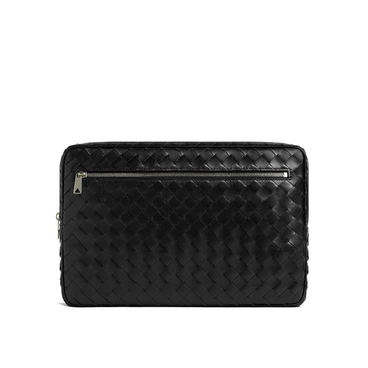 Intrecciato Zippered Laptop Case Bag