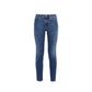 Blå Konst Climb Mid Blue Cotton Denim Jeans