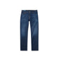 Blå Konst Cotton Denim Jeans