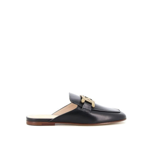 Leather Chain Mules