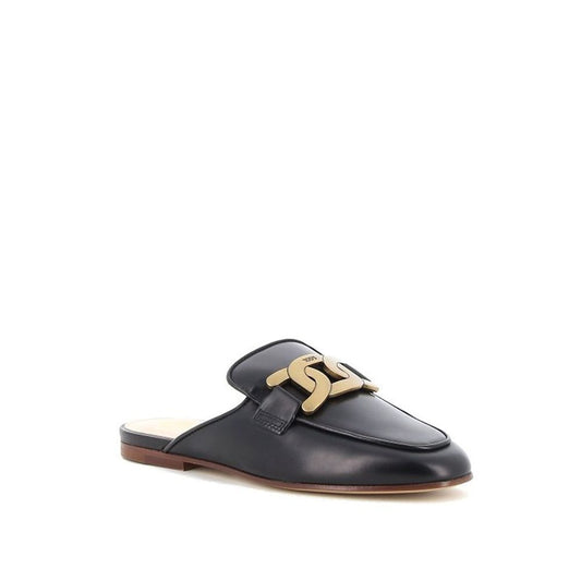 Leather Chain Mules