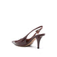 Jessica Leather Slingback Pumps