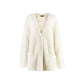 Wool Blend Jacquard Cardigan