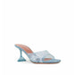 Lupita Glass Pvc Denim Mules