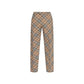 Wool Blend Check Pants