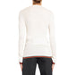 Ribbed-Knit Silk T-Shirt