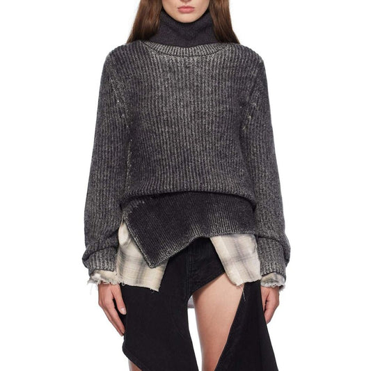 Wool Blend Turtleneck