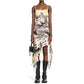 Printed Crepe Dress
