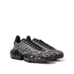 Diamond JC Monogram Glitter Leather Sneakers