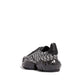 Diamond JC Monogram Glitter Leather Sneakers