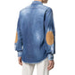 Distressed Effect Denim Shirt