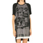 Silk Printed Mini Dress