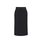 Virgin Wool Grain De Poud Skirt