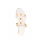 Roman Stud Leather Flat Sandals
