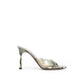 Alexa Glass 95 Snake Sandals