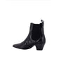 Snake-Effect Leather Chelsea Boots